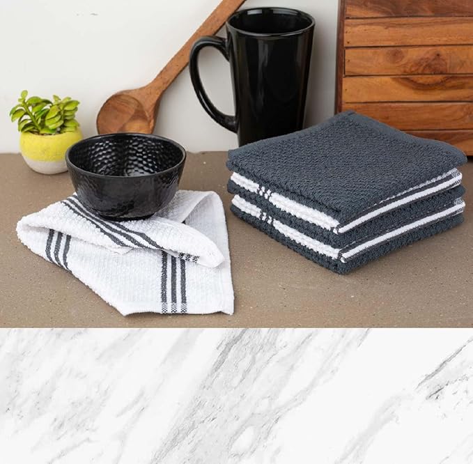 LANE LINEN Kitchen Towels and Dishcloths Sets