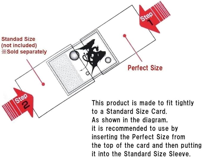 KMC 100 Pochettes Card Barrier Perfect Size Soft Sleeves, 3 Pack/Total 300 Pochettes [Komainu-Dou Original Package], Clear