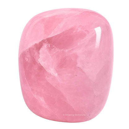 Amazing Gemstone Star Rose Quartz Crystals and Healing Stones Tumbled - 1 Oz Star Rose Quartz Stone, Natural Healing Stones for Energy Balance, Stress Relief - Polished Gems Rocks