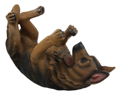 Ebros Lifelike Purebreed Pedigree Canine Adorable German Shepherd Dog Wine Bottle Holder Figurine Statue As Kitchen Wine Cellar Centerpiece Decor Storage Organizer (German Shepherd)
