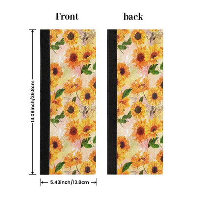 Pardick Refrigerator Door Handle Covers Set of 2 Sunflower Flower Floral Washable Fridge Dishwasher Mocrowave Oven Door Decor Protector Handle Cover Keep Your Kitchen Appliance Clean from Food Stains