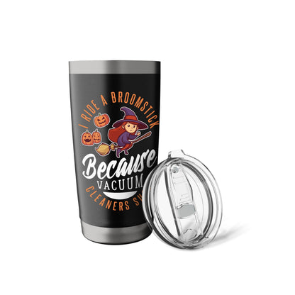 Broomstick Rider Halloween Design For Witchy Woman Stainless Steel Insulated Tumbler
