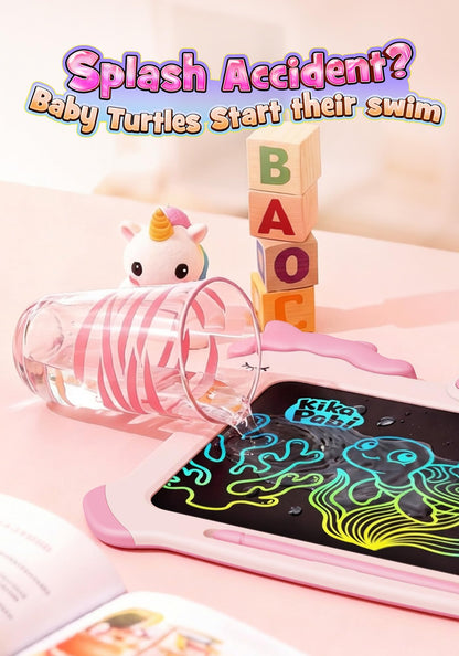 8.5 inch LCD Writing Tablet for Kids, Unicorn Toys Gifts for Girls Aged 3-5, Toddler Girl Kids Educational Travel Toy, Birthday Gift for 3 4 5 6 7 8 9 Year Old Girl (Pink)