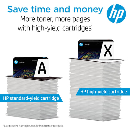 HP 414X Black High-yield Toner Cartridge | Works HP Color LaserJet Enterprise M455dn, MFP M480f; HP Color LaserJet Pro M454 Series, MFP M479 Series