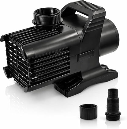 HALF OFF PONDS Submersible Water Pump, 14,800 GPH Pond Pump with 100FT Power Cord and 35.5FT Max Head, 1,100W Ultra Quiet Energy Efficient Pump for Koi Pond, Fountain, Waterfall, Water Garden, Skimmer