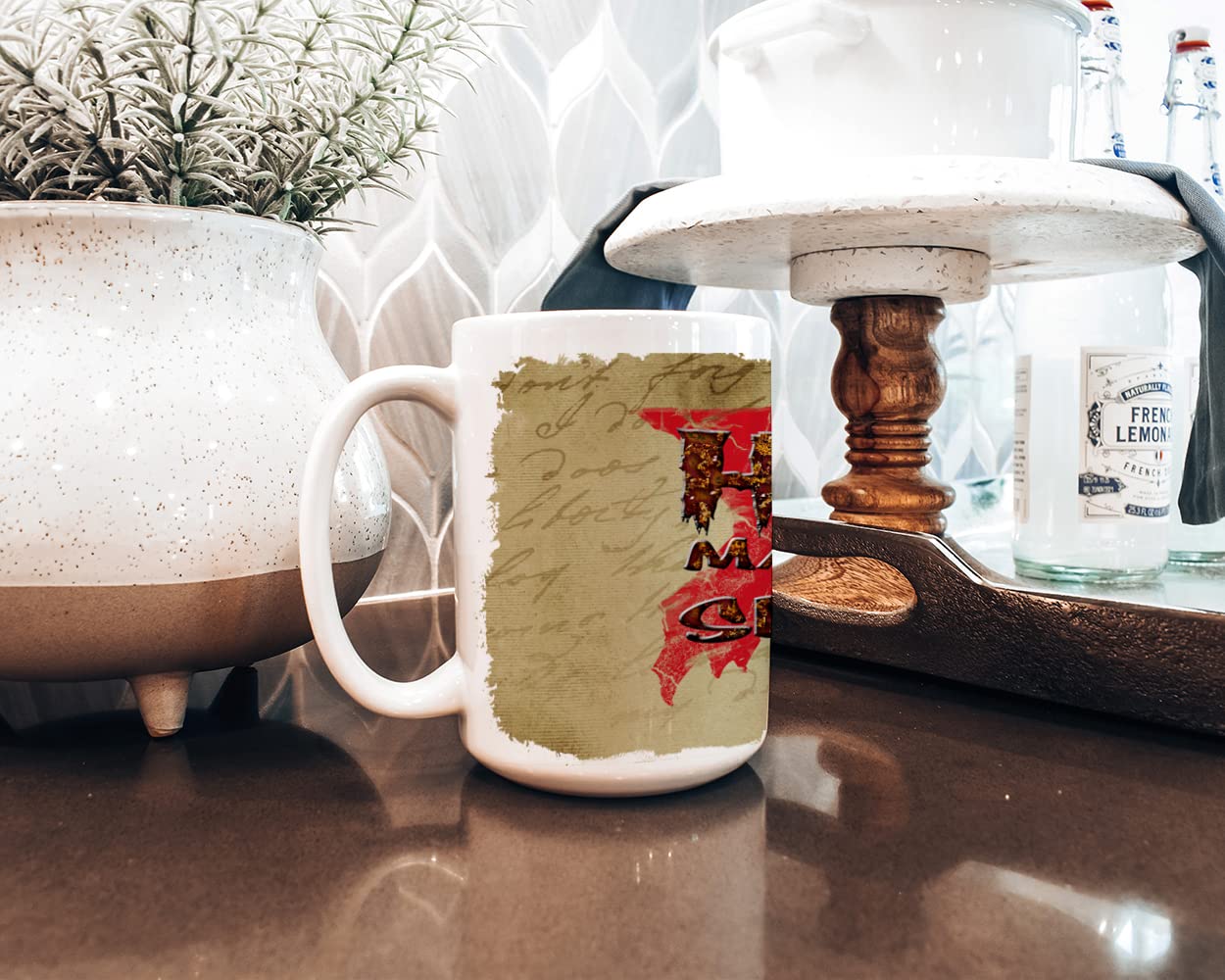 Caroline's Treasures SB3006CM15 Hex marks the spot Halloween Dishwasher Safe Microwavable Ceramic Coffee Mug 15 ounce, 15 ounce, multicolor