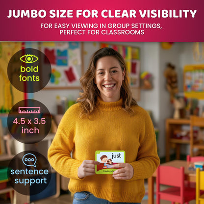 520 Sight Words Flash Cards Kindergarten with Sentences For Kids Ages 4-8 – Based on Dolch Sight Words Lists for Reading Fluency – Flashcards for Studying Pre-K to 3rd Grade - Speech Therapy Materials