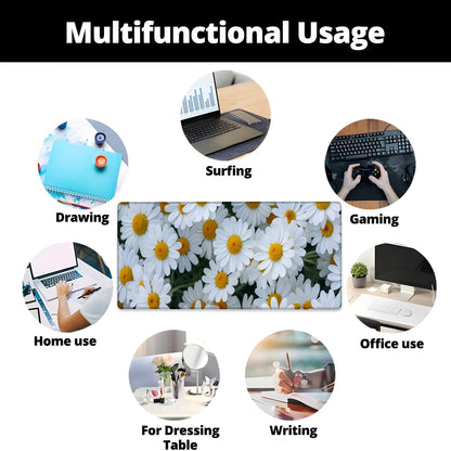 Turamurra Cartoon Chickens Gaming Mouse Pad Gifts 31.5" x 11.8", Non-Slip Rubber Base MousePads for Computers Laptop School Office Home Accessories Decor, Mouse Pad, Keyboard Desk Mat