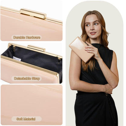 Kseymeir Clutch Purses for Women, Evening Bag for Women Wedding Party Prom Purse