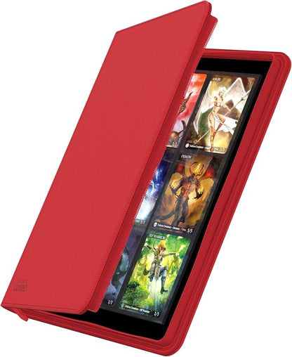 Ultimate Guard Zipfolio 360 – 18 Pocket Xenoskin Red