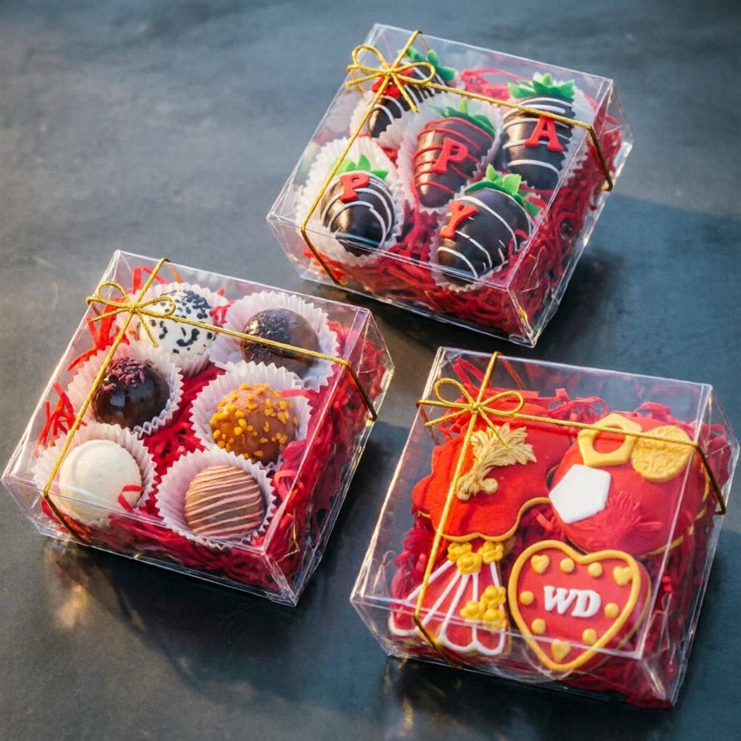 SLShePack 15Pack Clear Bakery Boxes 5x5x2 Inches Chocolate Covered Strawberry Boxes for 4 Mini Cake Boxes Cookies Macaron Boxes Pie Boxes Browines boxes
