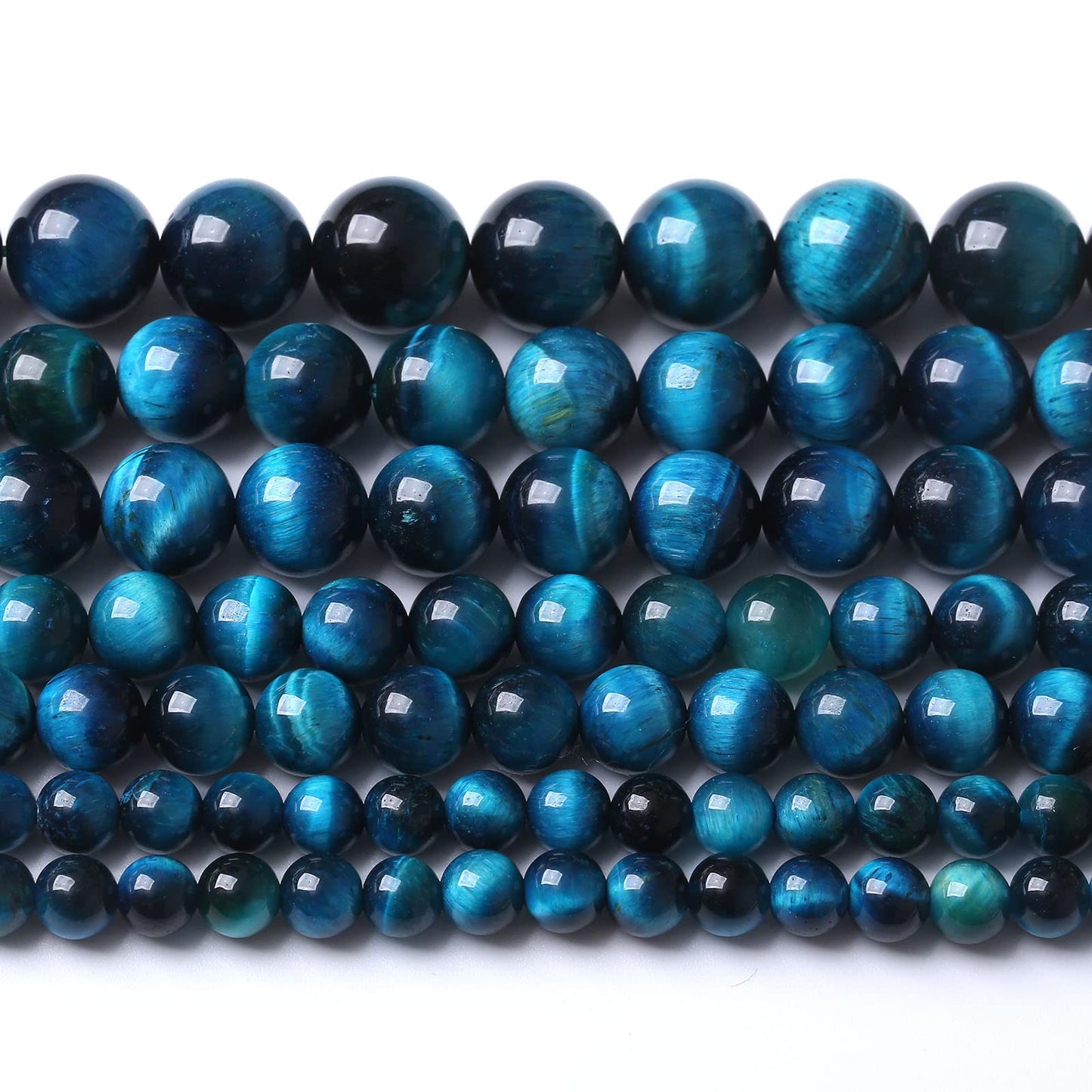 60PCS 6MM AAA Blue Tiger Eye Stone Beads Natural Gemstone Bead Crystal Healing Energy Jewelry Making DIY 15 inches