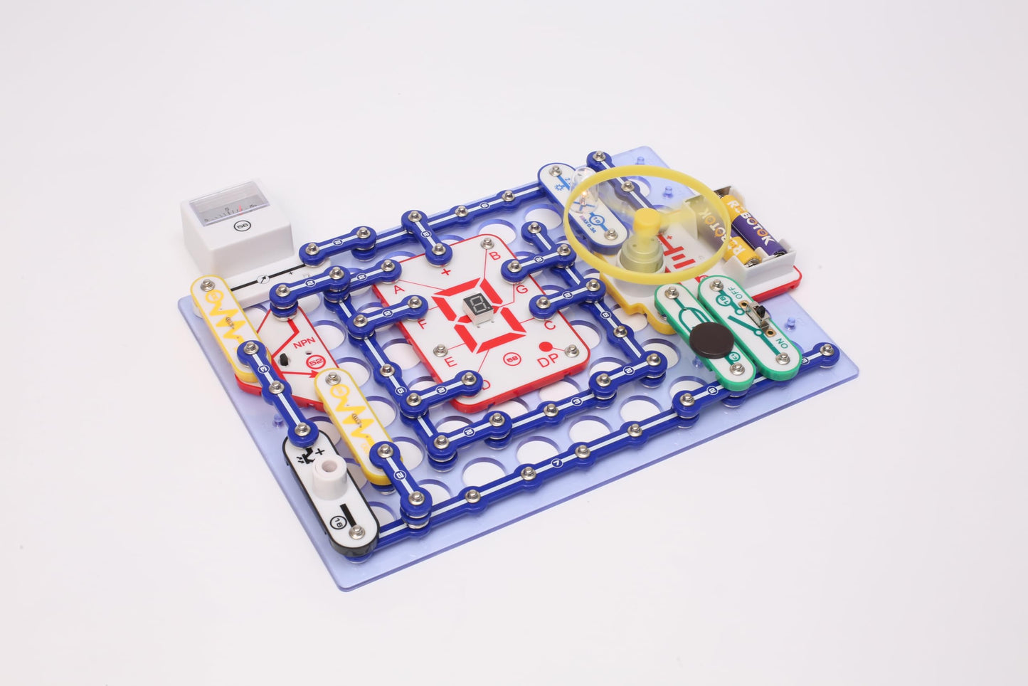 School & Family STEM Educational Toy Gift for Boys & Girls, Over 999 Projects, Physics Science Experiment Circuit Kit for Kids Ages 8+, Electronics Exploration Kit (Mixed Color, 999)