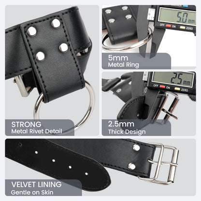Mens PU Leather Chest Harness Costume Cosplay Top, Adjustable Body Harness Shoulder Straps Male Punk Fashion Steatement Rave Outfit for Music Festival Party Halloween Cosplay D88 (Black)