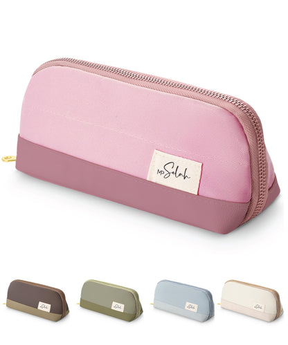 Mr. Pen- Wide-Opening Pencil Case, Triangle Design, Compact & Spacious Pencil Cases with 5 Mesh Pockets, Bag Pouch, Box Organizer for Students, School Supplies, Aesthetic Supply