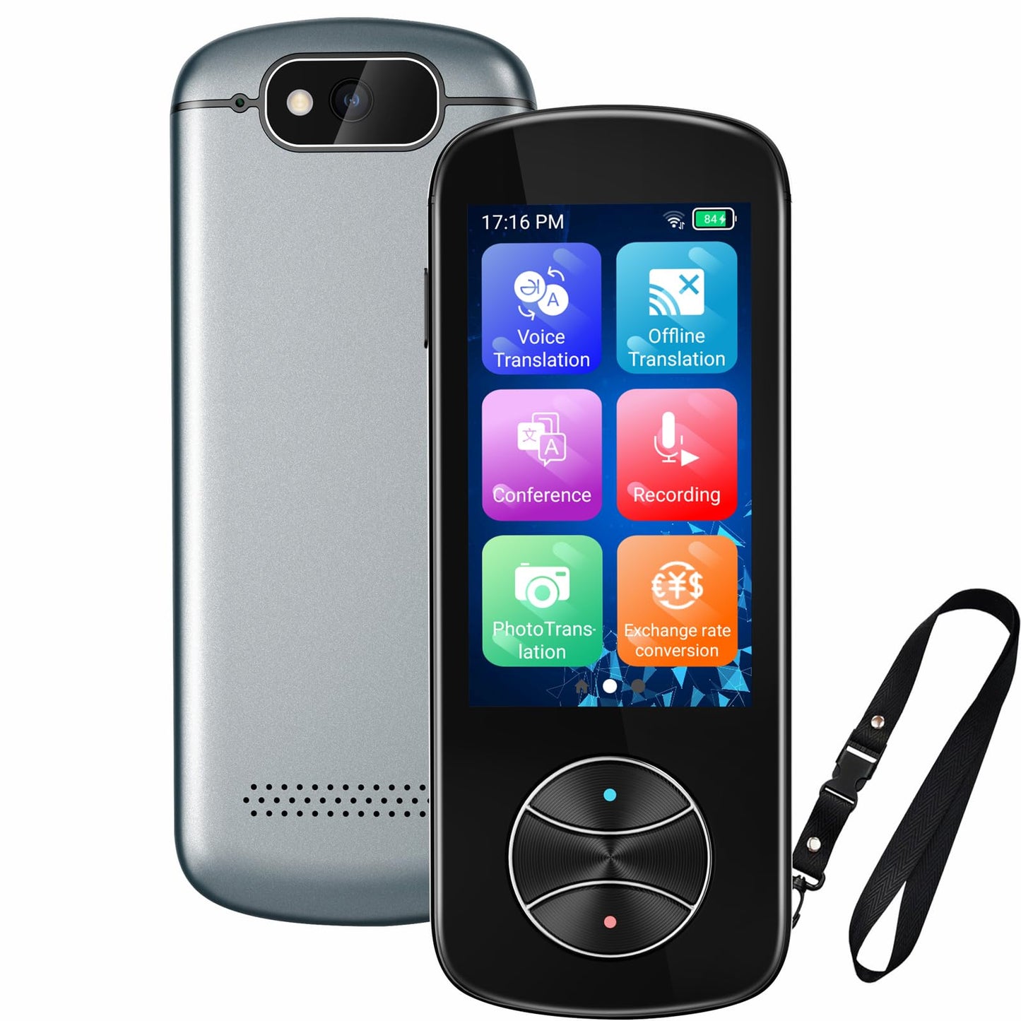 Language Translator Device, Two-Way Instant AI Voice Translator Support 137+ Language Online Translation, Translator Device with Voice/Text/Offline/Photo Translation for Business Learning Travel