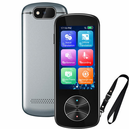 Language Translator Device, Two-Way Instant AI Voice Translator Support 137+ Language Online Translation, Translator Device with Voice/Text/Offline/Photo Translation for Business Learning Travel