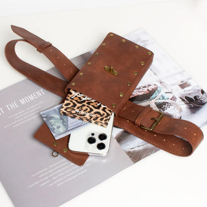 Belt Pouch Waist Bag Fanny Pack Steampunk Phone Holder Medieval Bag Leather Belt Renaissance Cosplay Costume Accessories