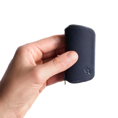 Bellroy Key Cover – Third Edition (Leather Key Holder, Holds 2 – 4 Keys) - Navy