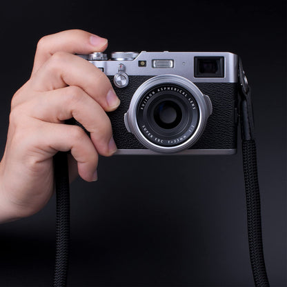 VKO Vintage Camera Neck Strap,Nylon Rope Camera Shoulder Straps for Photographers Film DSLR Black