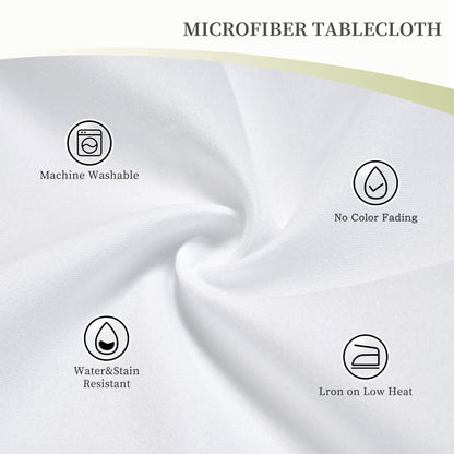 Ecixzyo Halloween Round Tablecloth 60 Inch Polyester Washable Table Cover Home Decor for Kitchen Dining Party Picnic
