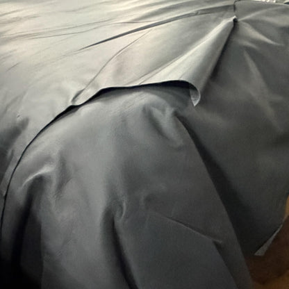 Premium Full-Grain Cowhide Leather Sheet - Large 6x6 Feet or More - Natural, Durable & Versatile for DIY Crafts, Upholstery, and Home Decor (Dark Gray)