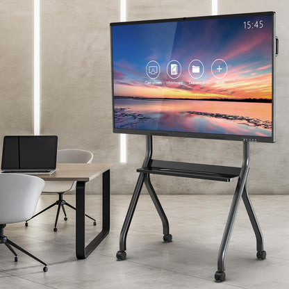 JASZDOT 75''-86'' Smart Board Stand, 4K UHD Interactive Touchscreen Whiteboard, Android 14 Wireless Smartboard for Classroom Home Office Studio