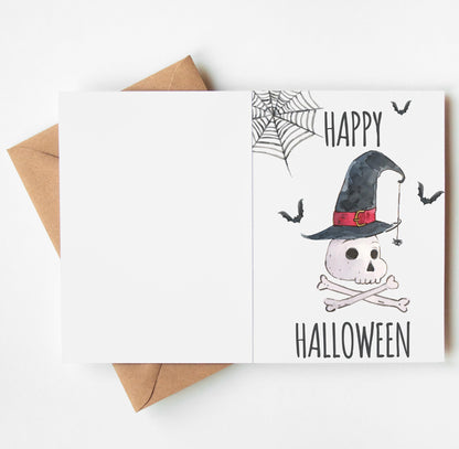 TRIDECOR Halloween Cards with Envelopes, 6 Folded 5x7 Greeting Cards