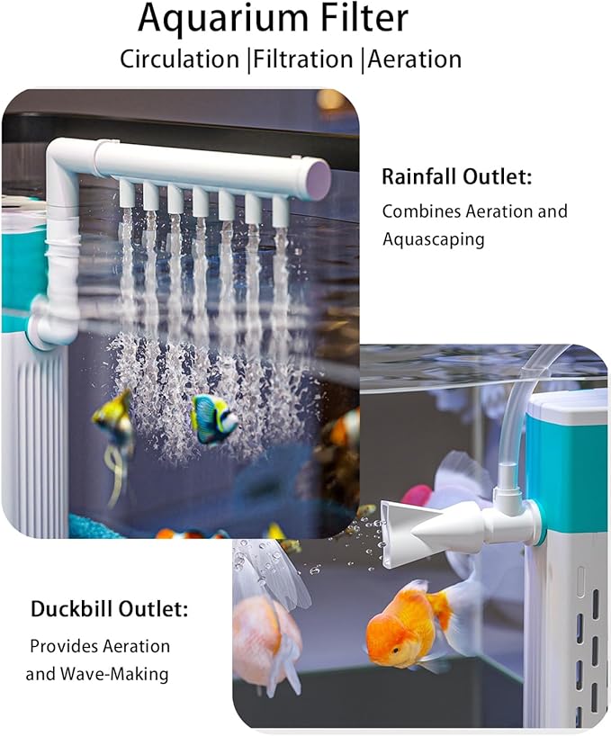 Aquarium Fish Tank Kit, 3 Gallon Betta Fish Tanks Starter Kit with Light and Filter, Blue Sand, Small Tropical Fish, Guppies, Goldfish, or Betta