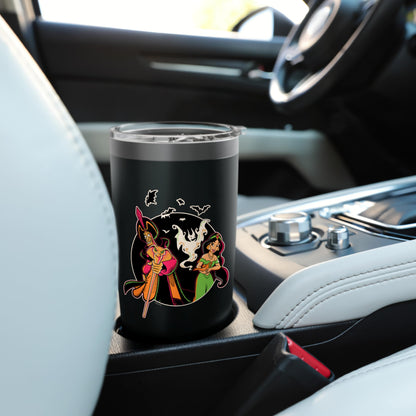 Disney Princess Jasmine and Jafar Aladdin Halloween Bats Stainless Steel Insulated Tumbler