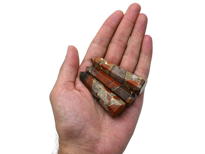 Amazing Gemstone Spotted Jasper Crystal Towers - Natural Healing Crystal Point Obelisk for Reiki Healing and Crystal Grid (3" to 4" INCH)