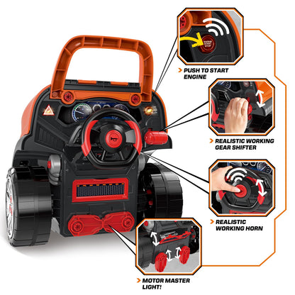 SpringFlower Toys Gifts for 3 4 5 6 7 8 Years Old Boys, Large Truck Engine Toys for Kids 3-8 Years Old, Big Truck Builder Kit, Mechanic Repair Set for Kids, Ideal Christmas, Birthday Gifts
