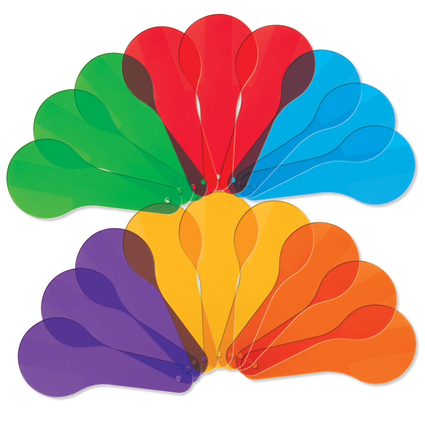 Learning Resources Color Paddles - Set of 18 Paddles, Grades PreK/Ages 3+ Preschool Science for Kids, Classroom Supplies