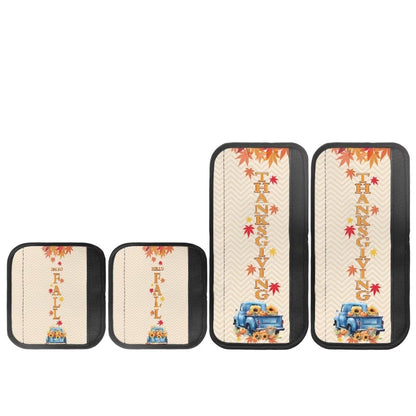 Mintulipy Refrigerator Door Handle Covers Set of 4 Thanksgiving Decor Kitchen Appliance Handle Cover Keep Your Fridge Microwave Oven Stove Dishwasher Clean