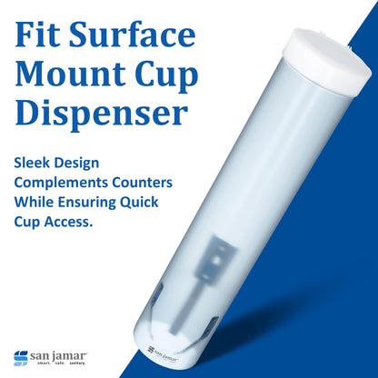San Jamar Cup Dispenser C3165FBL - 1 Each