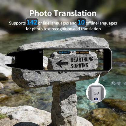 Scan Translation Pen – Dyslexia Tools with 142 Online/10 Offline Languages, Speech & Scan-to-Text Reading Pen for Learning Difficulties, Language Learners, Elderly & Travelers ﻿