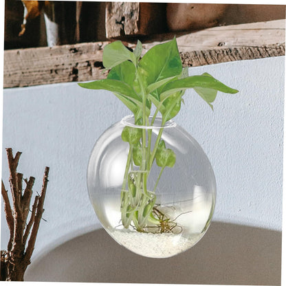 GETAJGHSD Decorative Wall-Mounted Plant Vase Hydroponic Glass Terrariums for Propagation and Home Decor