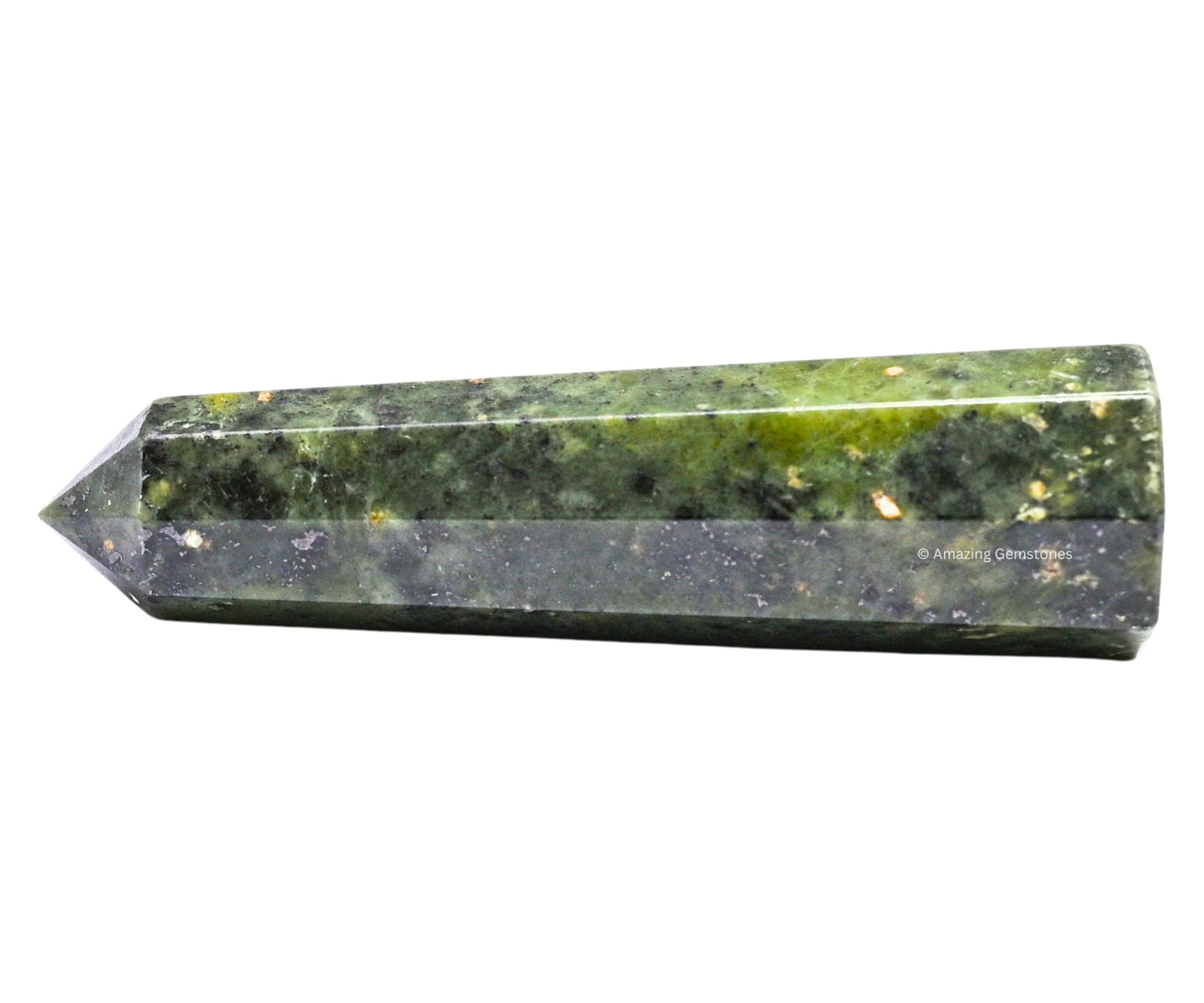 Amazing Gemstone Green Jade Crystal Towers - Natural Healing Crystal Point Obelisk for Reiki Healing and Crystal Grid (3" to 4" INCH)