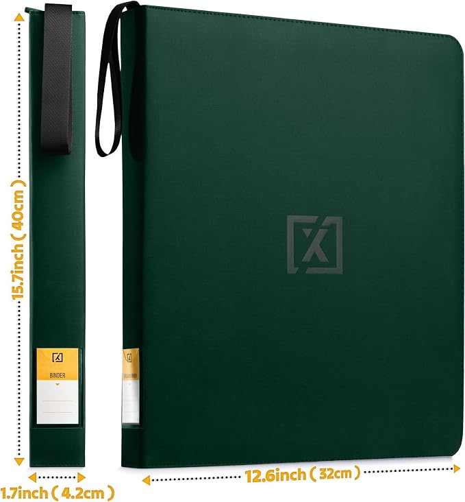 X PRO Top Load Card Binder - Compatible with Top-loading Card Cases - Fits 252 | 20 Premium Loaders Included | 9-Pocket Ringless Double-Sided Pages | Storage for TCG & Sports Cards