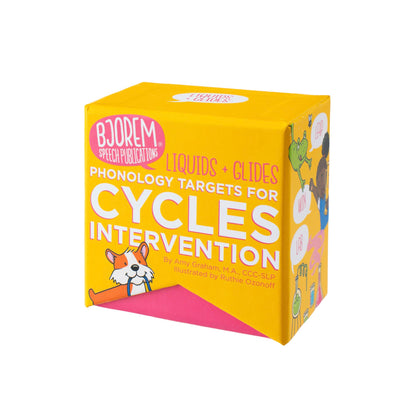 Bjorem Speech® Cycles Intervention Bundle #2 – Evidence-Based Phonology Therapy Cards for Highly Unintelligible Speech | Target Syllableness, Fronting, and Singleton Stridents