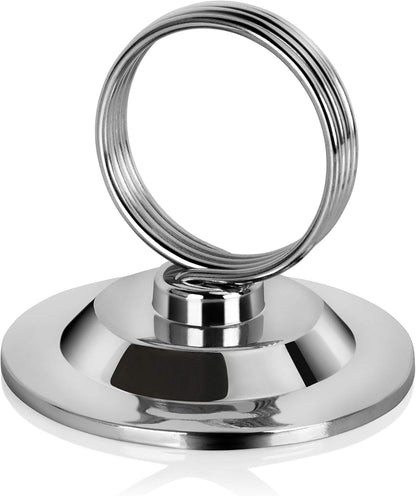 New Star Foodservice 23398 Ring-Clip Table Number Holder/Number Stand/Place Card Holder, Set of 12, 1.5-Inch