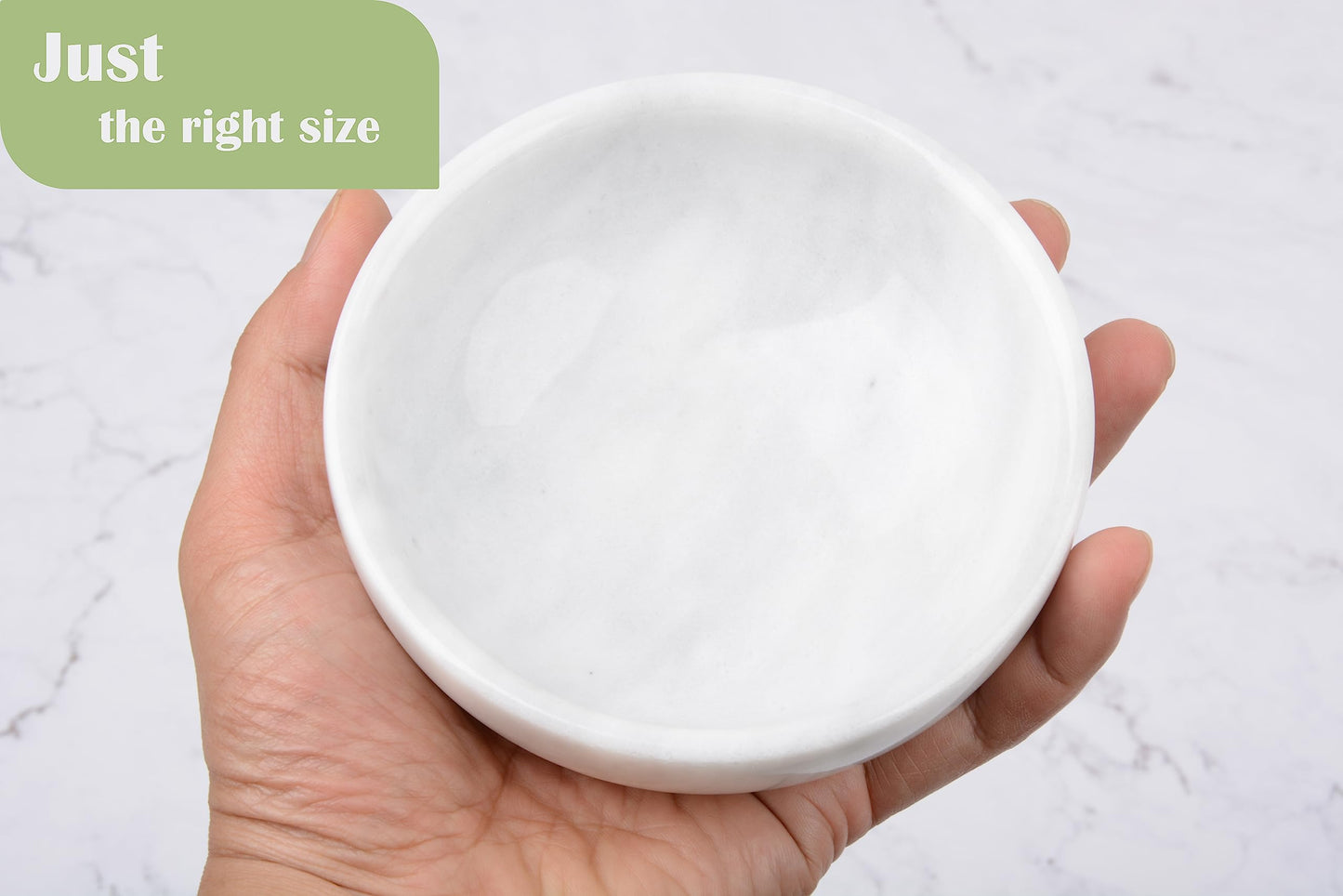 SIPARUI Jewelry Dish,Natural Marble Jewelry Dish,Trinket Tray,Ring Holder,Key Bowl,Unique Jewelry Tray for Home Decoration,Mother's Day,Birthday and Other Holiday Gifts(White Grey)