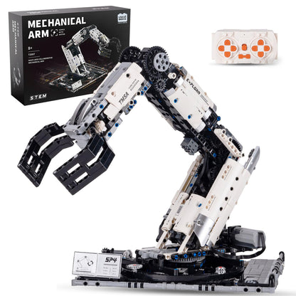 UNCLE BRICK Mechanical Technical Arm Building Blocks Set,Toy Set with Remote Control and 8-Way Control,STEM Educational Toys,Set for Boys and Girls 8-14,Technic Robotic Arm Set for Adult(1029Pcs)