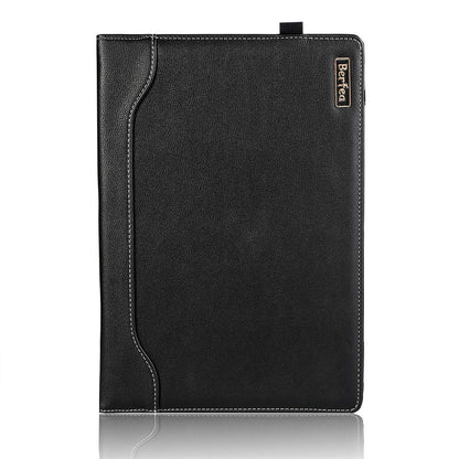 Berfea Protective Case Cover Compatible with Dell Latitude 5531 5530 5540 5550 15.6 inch Laptop Sleeve Notebook PU Leather Stand Hard Case Skin Pouch