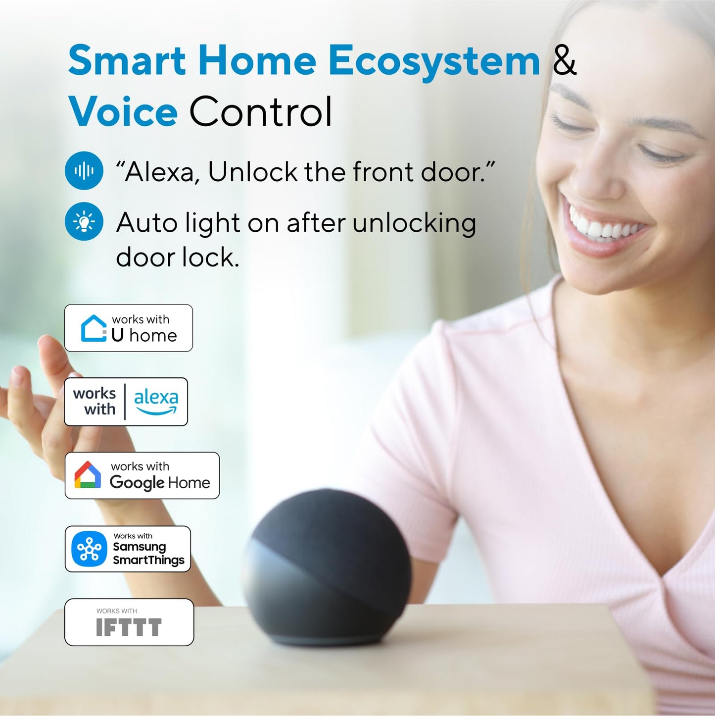 ULTRALOQ Bolt NFC WiFi Smart Lock, Keyless Entry Deadbolt with iPhone/Android Tap, App Remote Control, Keypad, Works with Apple Home, Siri, Alexa, BHMA Certified, Easy Install, 10 Mo. Battery