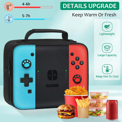 JIRAIKEI Kids Backpack for Boys,3pcs Boys Backpack with Lunch Box Set for Children Teens Elementary Middle School,Gamer Bookbag Ages 6-18,School Bookbag Travel Back Pack,17″ Large Capacity