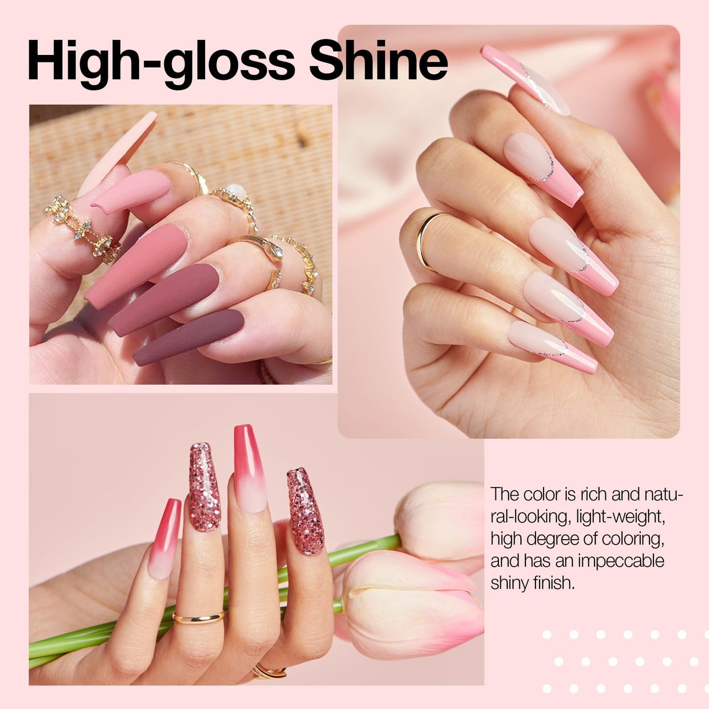 AZUREBEAUTY 31 Pcs Dip Powder Nail Kit 20 Colors Glitter Nude Brown Pink White Gray Dip Powder Liquid Set with Top/Base Coat Activator for French Nails Art Manicure DIY Salon Women Valentine's Gift