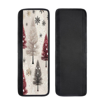 Edafol Christmas Tree Snowflakes 2 Pcs Refrigerator Door Handle Covers Set of 2 Non Slip Kitchen Appliance Fridge Handle Cover Oven Microwave Dishwasher Handle Dust Covers Protector