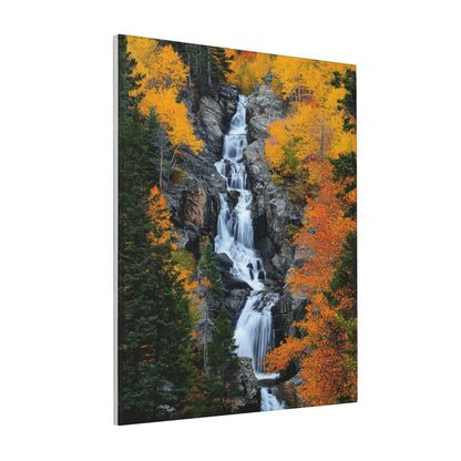 Fall Wall Art Autumn Waterfull Pictures Wall Decor Forest Canvas Prints Painting Framed Fashion Artwork for Bathroom Bedroom Living Room Kitchen Dinning Room Office Home Decoration 12" L X 16" W