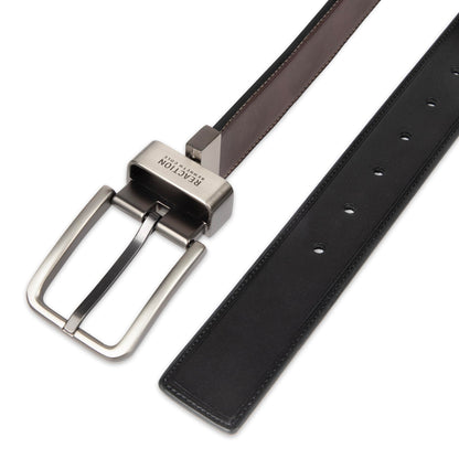 Kenneth Cole REACTION Oil Tanned Leather Reversible Men's Belt,Brown/Black,36